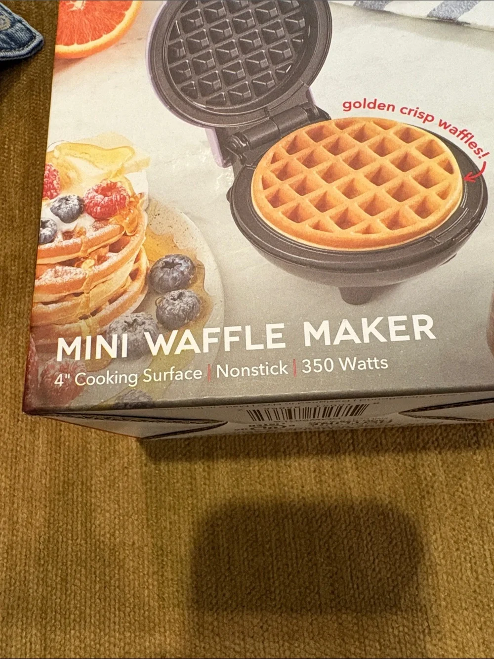 New Dash Mini Waffle Maker - Purple